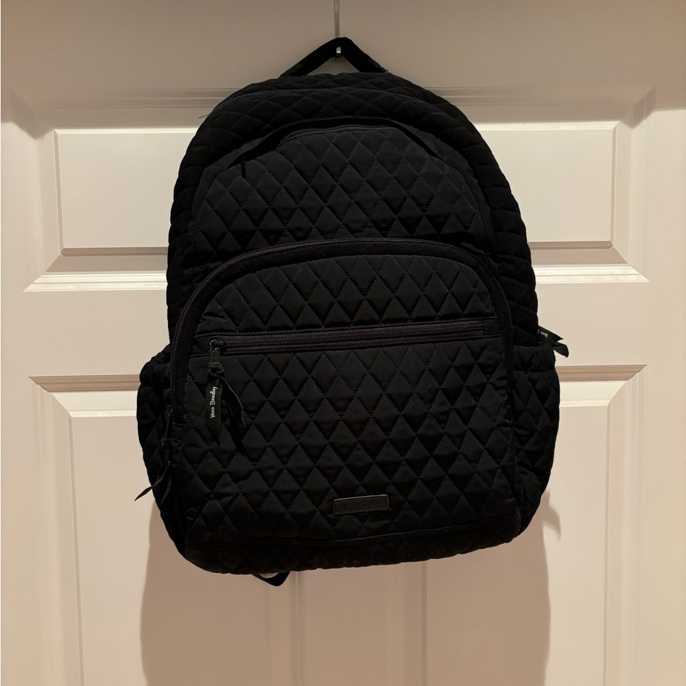 Vera Bradley Large Black Backpack